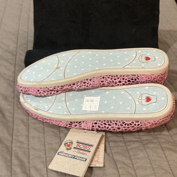 Ladies Bobs size 8 pink sparkly Lacey - Picture 4 of 4